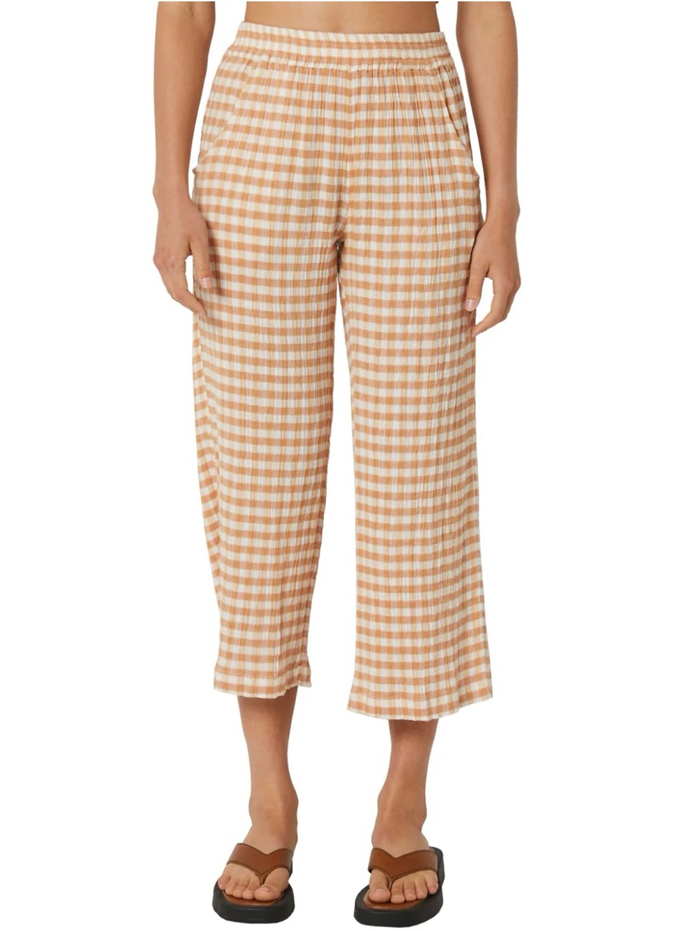 Never Worn Size M RIP CURL PREMIUM SURF CHECK PANT Full length for petites